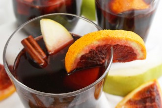 Blood Orange Mulled Bourbon Frisker