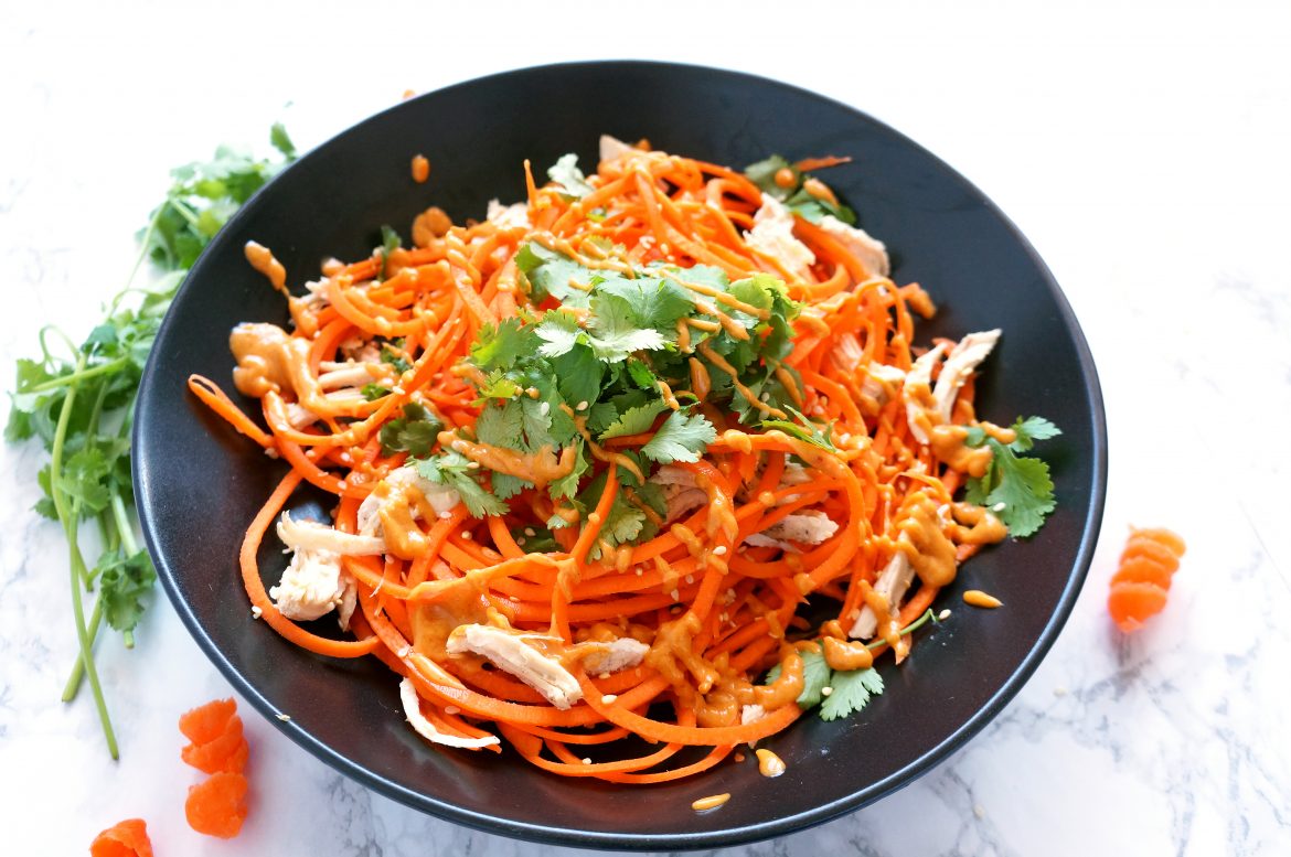 Carrot Noodles with Ginger Curry Sauce – One Broads Journey